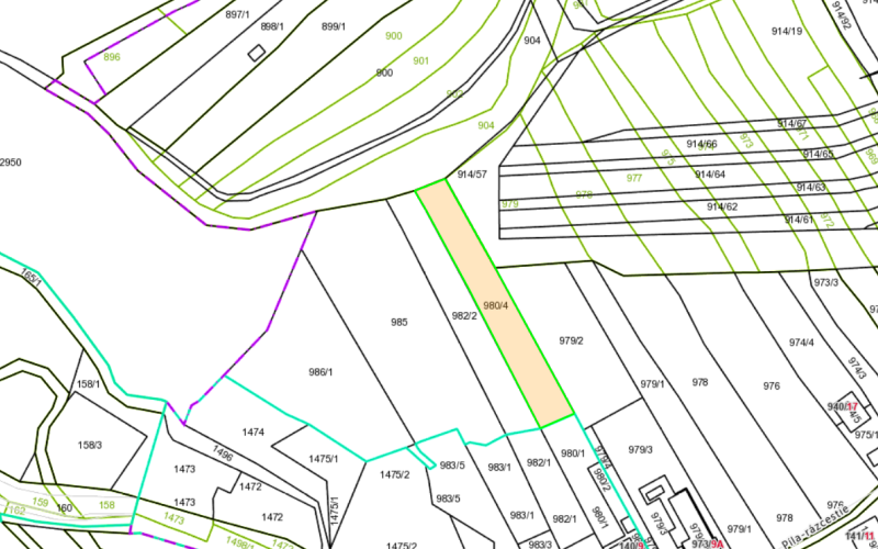 Na predaj stavebný pozemok v obci Častá