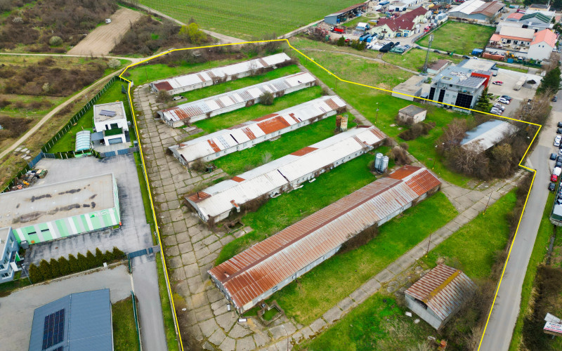 Na predaj areál v priemyselnej lokalite vo Svätom Jure s rozlohou 24287 m2