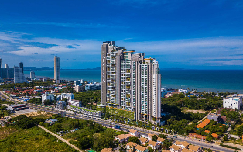 Apartmány The Riviera Jomtien, Pattaya-Thajsko