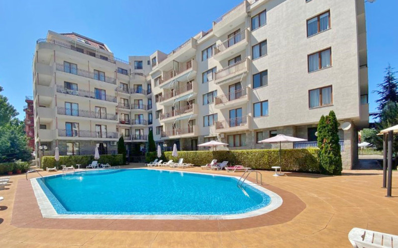 Apartmán 1+kk s bazénom Slnečné pobrežie, Bulharsko