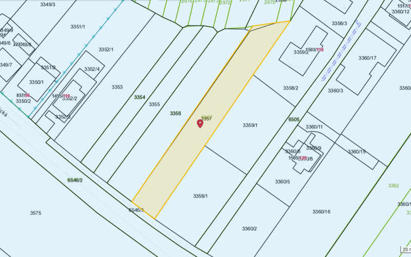Na predaj stavebný pozemok – Trenčianska Teplá, 1483 m²