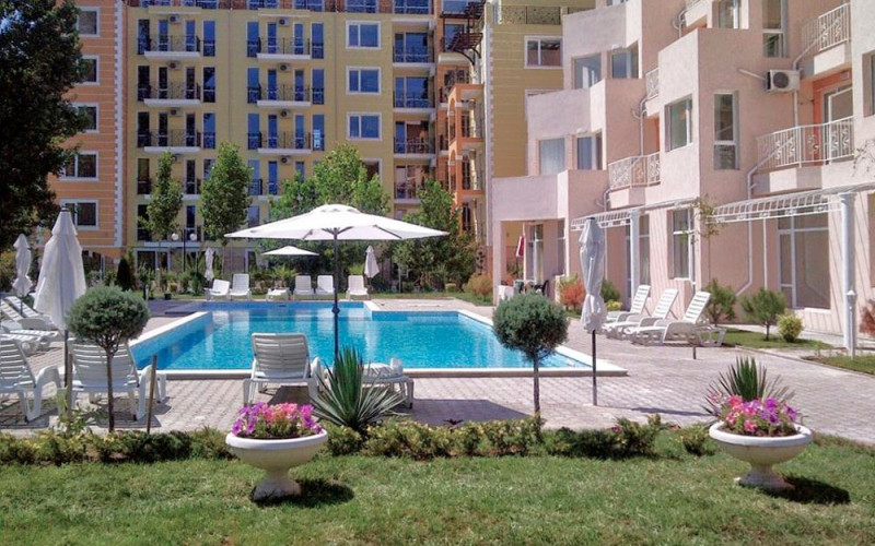 Apartmán 2+kk s bazénom Slnečné Pobrežie, Bulharsko