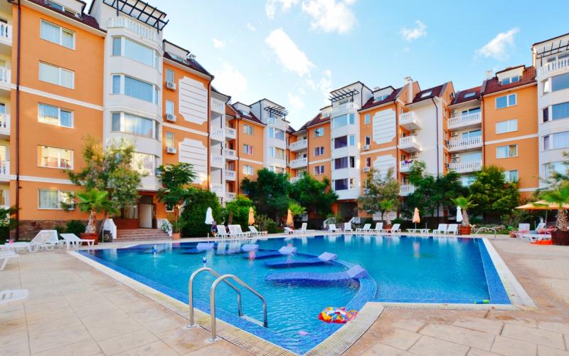 Apartmán 2+kk s bazénom Slnečné Pobrežie, Bulharsko