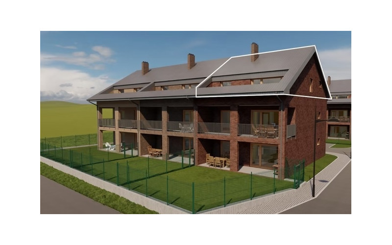 Na predaj–3-izbový byt vo výstavbe s terasou-Stará Ľubovňa