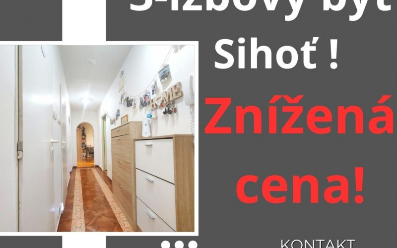 Na predaj: 3-izbový byt v Trenčíne – vyhľadávaná lokalita s kompletnou občianskou vybavenosťou