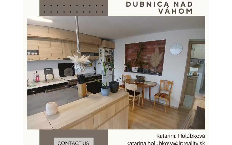 🏡  2-izbový byt so záhradkou + záhradný domček