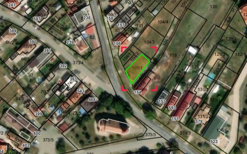 Na predaj stavebný pozemok  v obci Čierny Brod