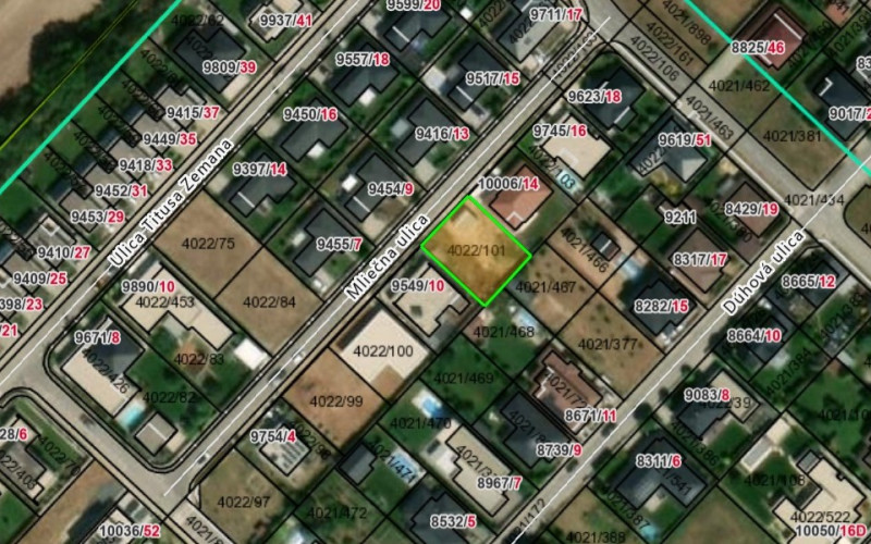 Pozemok vhodný na výstavbu RD  v Trnave na Peknom Poli