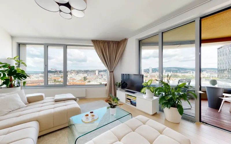 SKYPARK, Veža I, 3-izb. byt s výhľadom na hrad NA PRENÁJOM