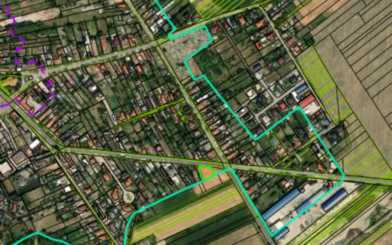 Na predaj pozemok vhodný na výstavbu RD v obci Matúškovo