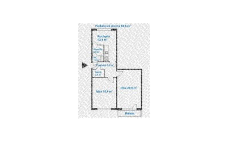 NA PREDAJ, 2-izb. byt, Čmelíkova, BA II