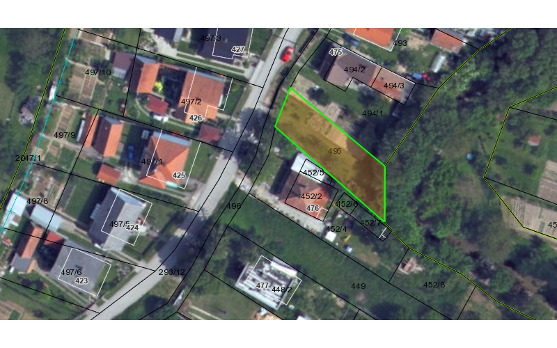 Na predaj zádhradka v obci Sobotište