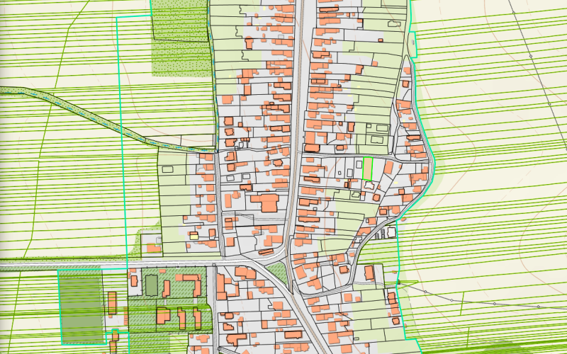 Stavebný pozemok 543 m² s IS v obci Bidovce
