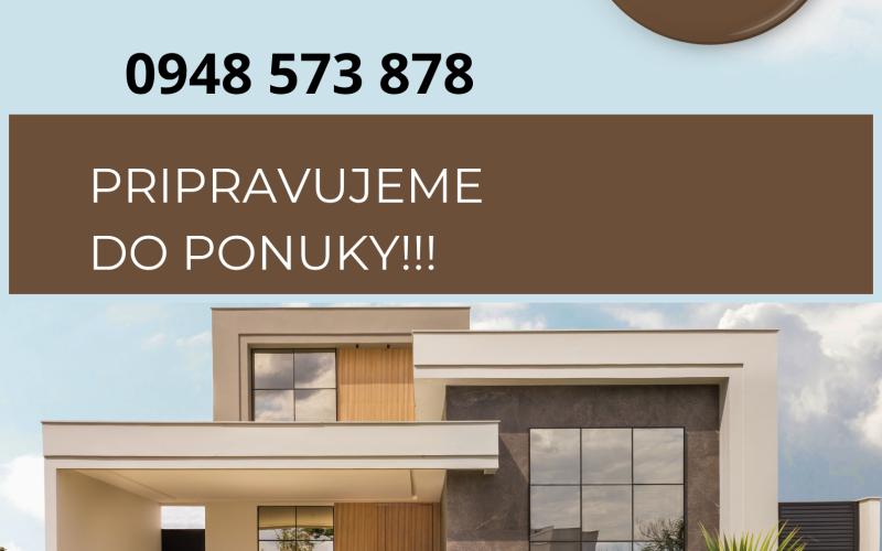 🏡 PRIPRAVUJEME: 4-izbový rodinný dom – novostavba (holodom)