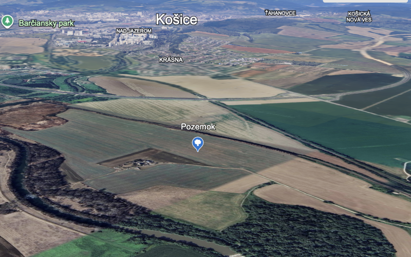 Košice - Krásna, na predaj investičný pozemok