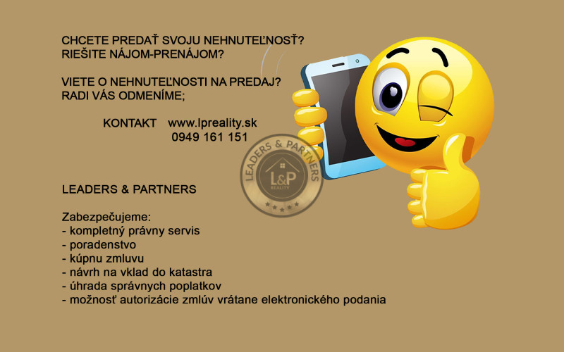 (prenajaté bez nás) 3 izbový byt s Balkónom na prenájom Žilina - Hájik