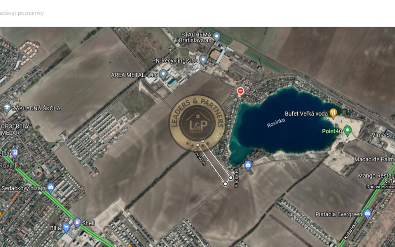 PREDAJ INVESTIČNÉHO POZEMKU ROVINKA--- REZERVOVANÉ---