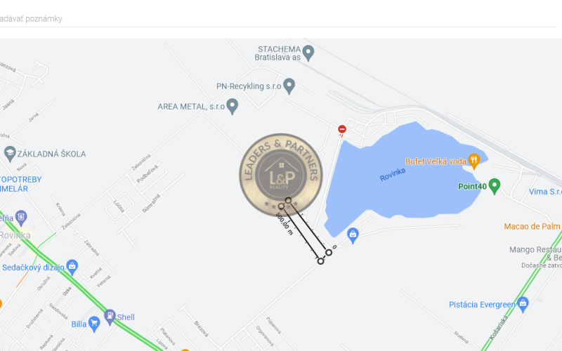 PREDAJ INVESTIČNÉHO POZEMKU ROVINKA--- REZERVOVANÉ---