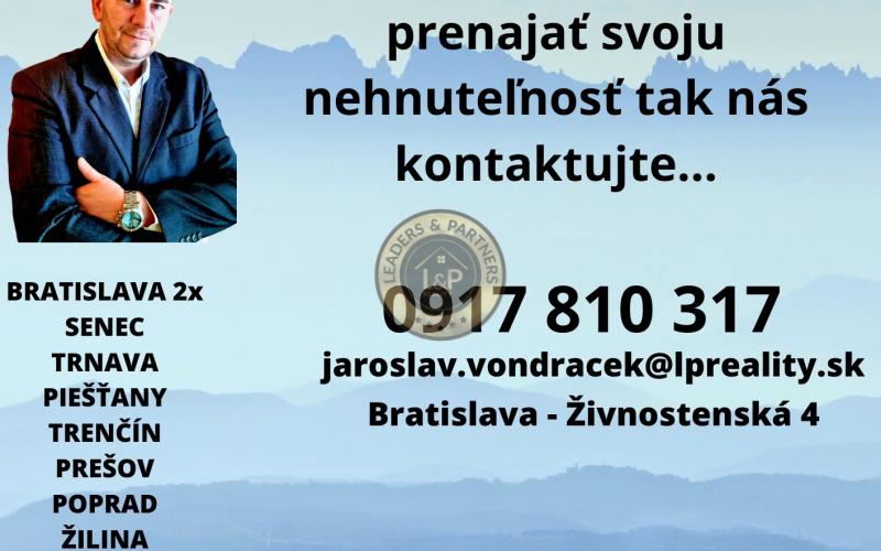 PREDAJ KRÁSNY 3 IZBOVÝ BYT RAČA - KARPATSKÉ NÁMESTIE