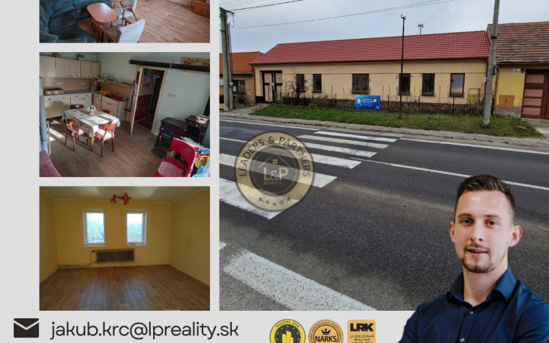 Ponúkame na predaj rodinný dom v Čáčove