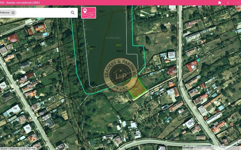 Stavebný pozemok, obec Paňovce, Košice-okolie, 1020 m2