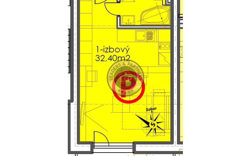 PREDAJ 1izb. BYTOV - NITRA MLYNÁRCE