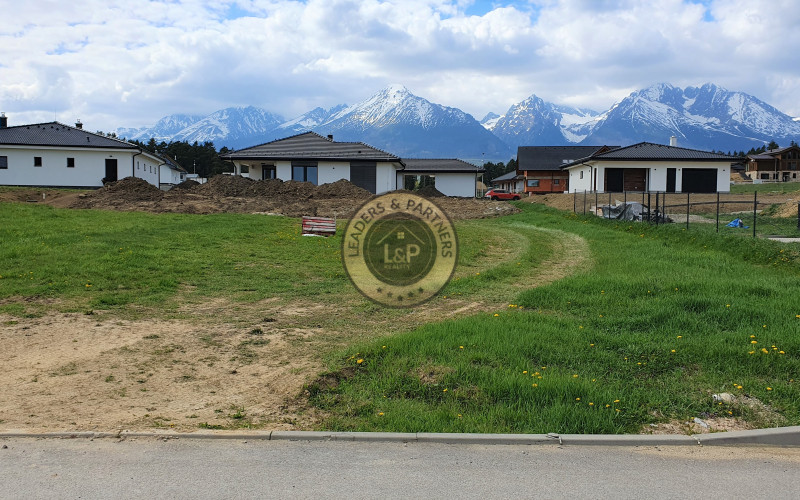 PREDAJ: NÁDHERNÝ STAVEBNÝ POZEMOK TATRANSKÉ SMARAGDY MLYNICA