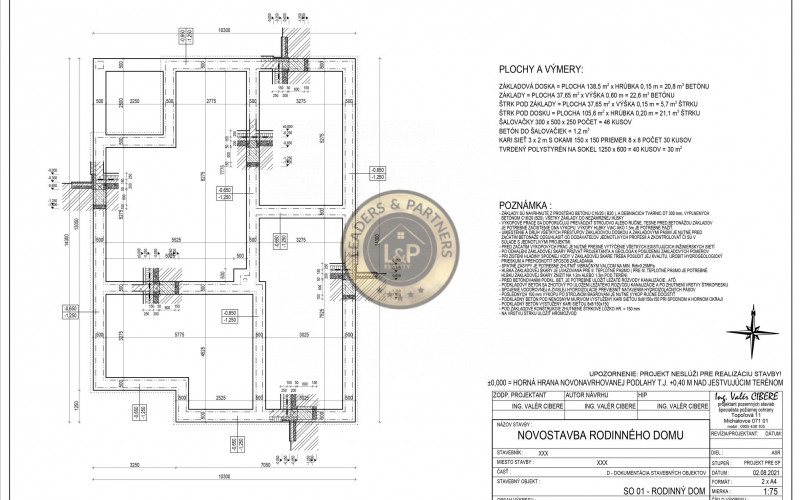 Novostavba rodinného domu. Rezidencia Hažín.