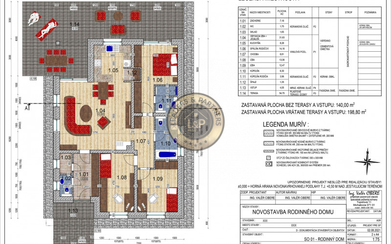 Novostavba rodinného domu. Rezidencia Hažín.