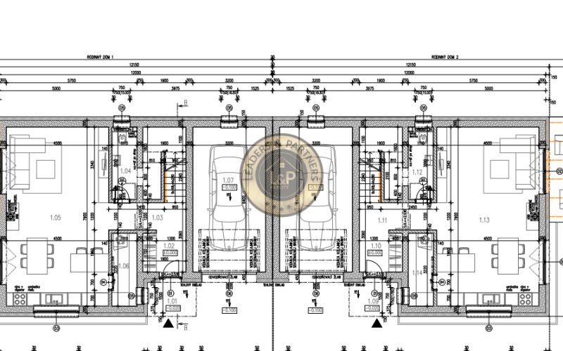 Pozemok s rozostavaným RD- dvojdom v obci Horná Potôň
