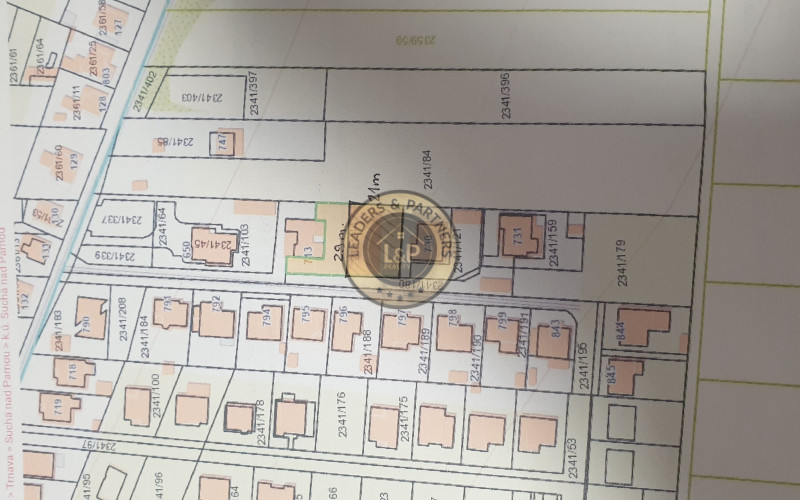 Na predaj pozemok 609 m2 Suchá nad Parnou