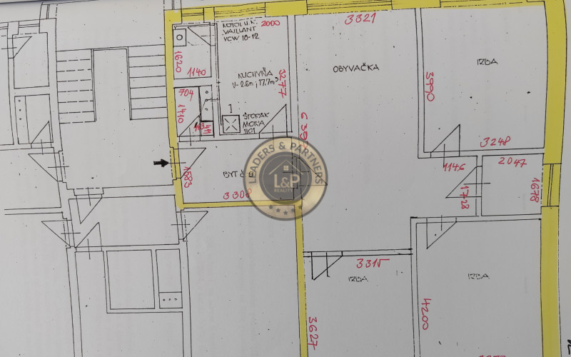 Pekný 4 izbový byt s garážou vo Veľkom Bieli na predaj