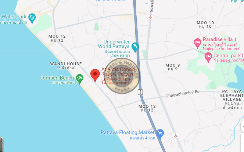 Thajsko-Pattaya-2 izbový byt-Atlantis Condo Resort