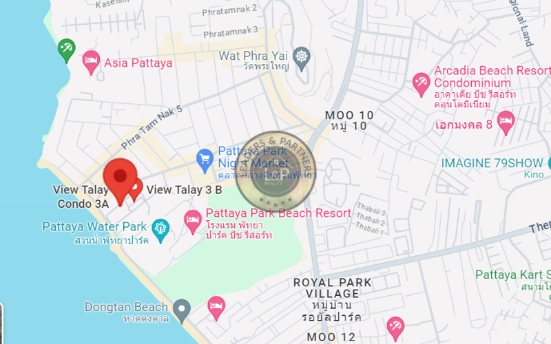 Thajsko-Pattaya-Phratamnak-3izbový byt-200m2-View Talay