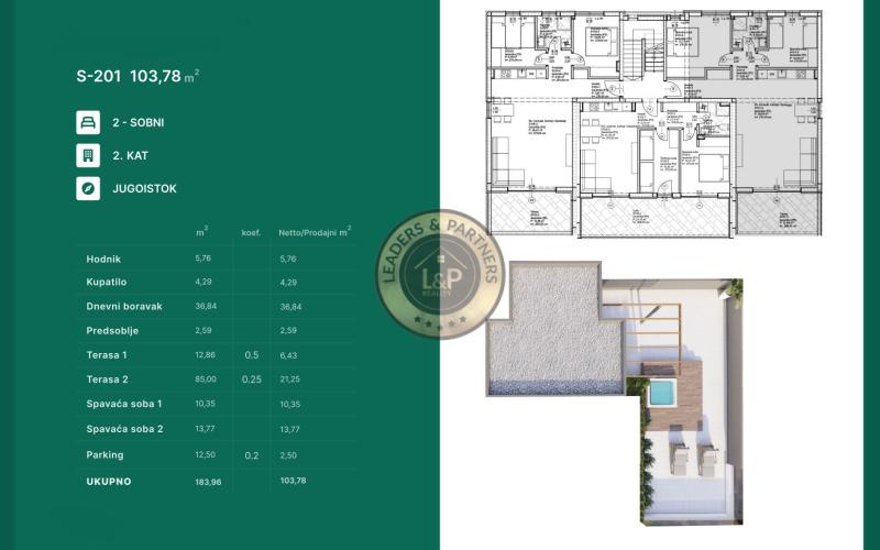 ZADAR - PRIVLAKA, apartman s očarujúcim výhľadom na more