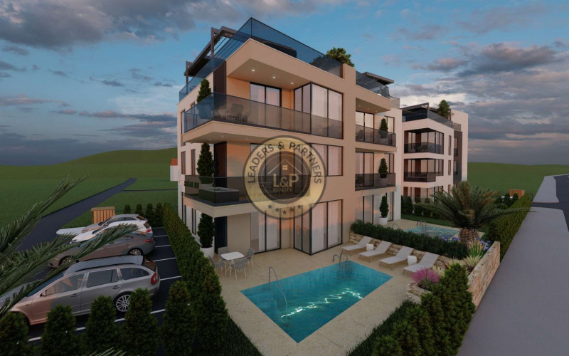 ZADAR - SUKOŠAN, luxusný apartmán s veľkou strešnou terasou (106,25 m2) hneď v prvom rade pri mori