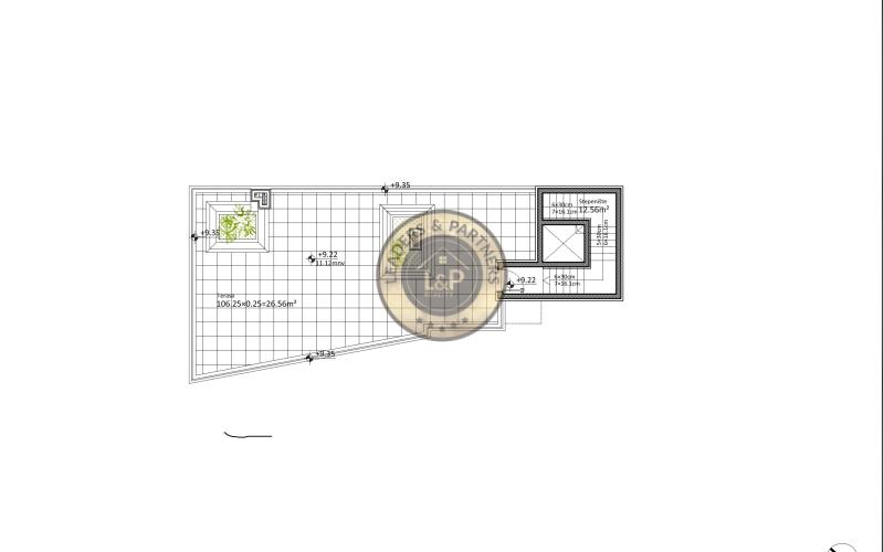 ZADAR - SUKOŠAN, luxusný apartmán s veľkou strešnou terasou (106,25 m2) hneď v prvom rade pri mori
