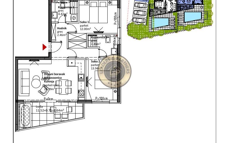 ZADAR - SUKOŠAN, luxusný apartmán hneď v prvom rade pri mori s nádherným výhľadom