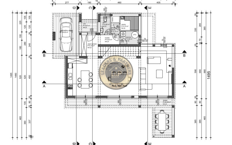 ZADAR - ZATON, luxusná dvojposchodová vila na pozemku 761 m2 s dvoma bazénmi
