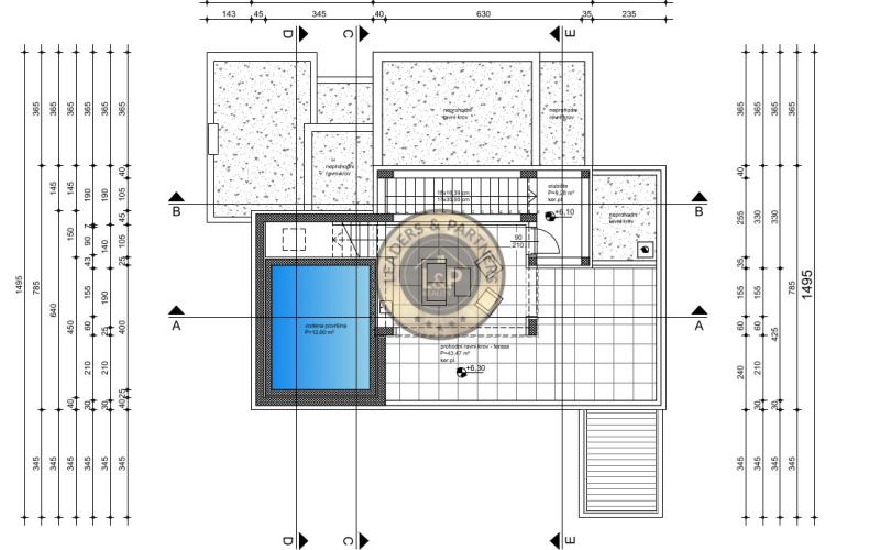 ZADAR - ZATON, luxusná dvojposchodová vila na pozemku 761 m2 s dvoma bazénmi