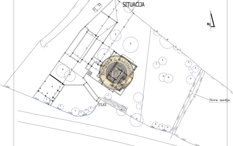 NOVALJA - LUN, PREDAJ exkluzívnej dvojposchodovej vily na pozemku 1978 m2 s bazénom a s krásnym upokojujúcim výhľadom na more