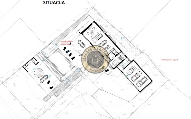 ZADAR - TURANJ, NA PREDAJ STAVEBNÝ POZEMOK 1380 M2, POVOLENIE, PROJEKTY, PEKNÝ VÝHĽAD NA MORE!