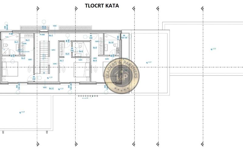 ZADAR - TURANJ, NA PREDAJ STAVEBNÝ POZEMOK 1380 M2, POVOLENIE, PROJEKTY, PEKNÝ VÝHĽAD NA MORE!