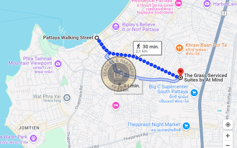 Thajsko-Pattaya-1 izbový byt-The Grass Condo