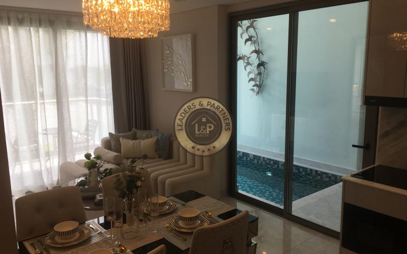 Vzorový 1 izbový apartmán s bazénom 71,5 m², typ 19