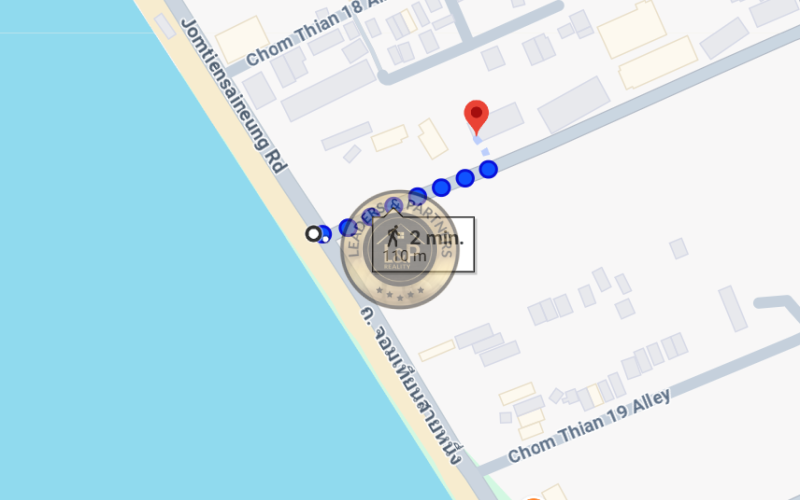 Thajsko-Pattaya-1izbový byt-Lumpini Park Beach