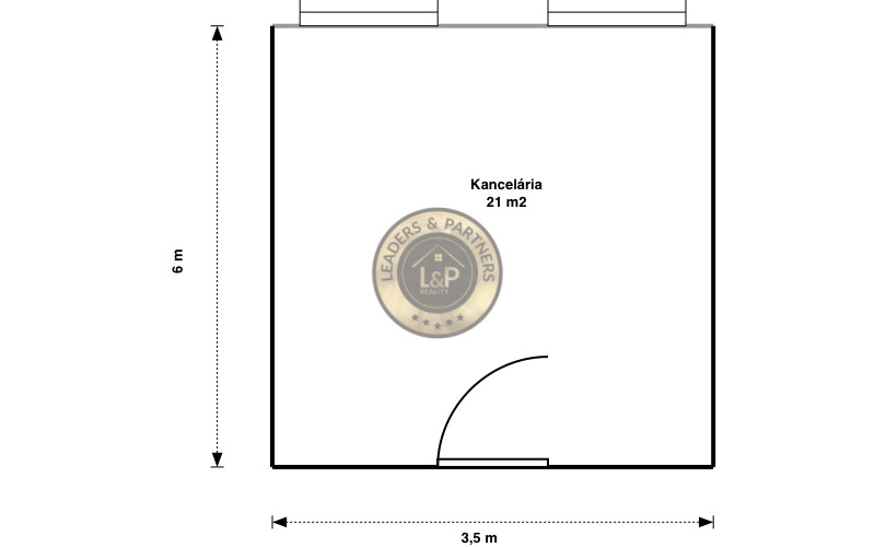 Na prenájom kancelária 21 m², Moyzesova ul., Košice-Staré Mesto