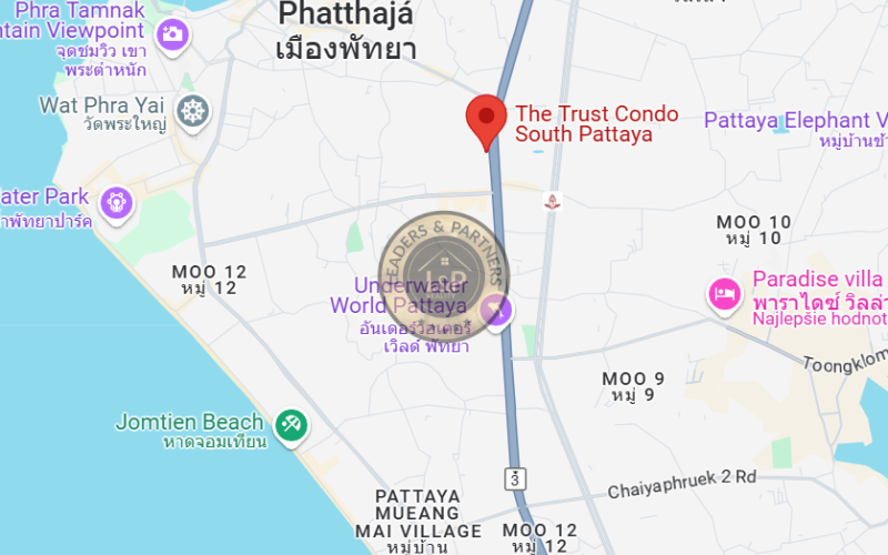 Thajsko-South Pattaya-2 izbový apartmán-The Trust Condo