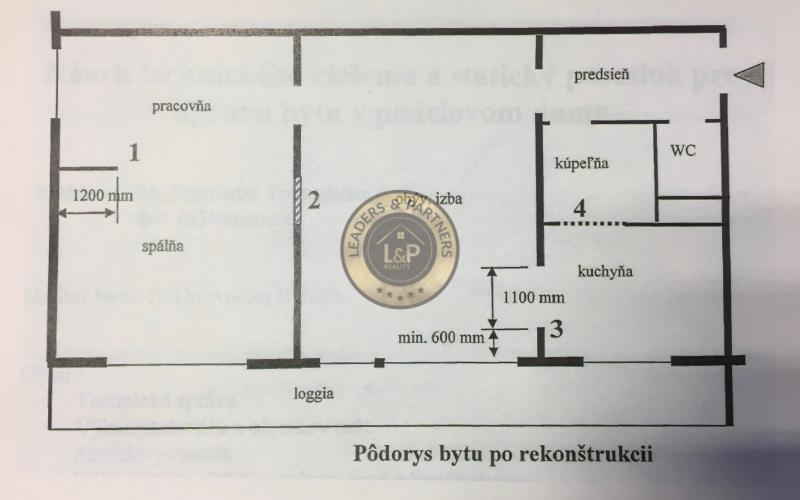 Priestranný 2-izbový byt, Dúbravka - ulica M.Sch. Trnavského