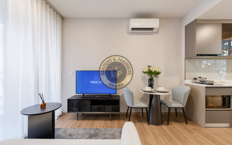 1 izbový vzorový apartmán, Aquarous Jomtien Pattaya, Thajsko